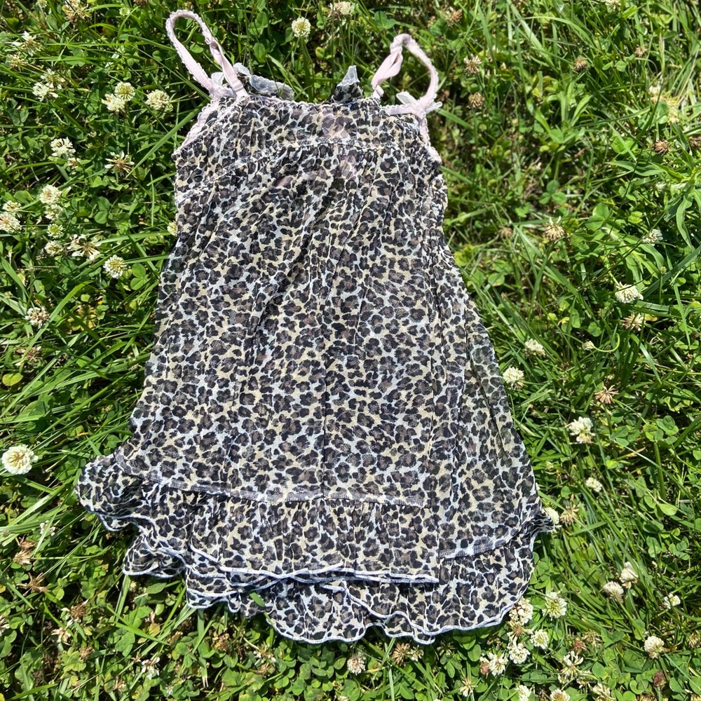 Victoria Secret Cheetah BabyDoll Lingerie